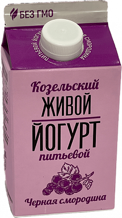 Детальное Фото ка йогурт фрукт. 2,5% 0,45кг п/п чёрная смородина (6шт)